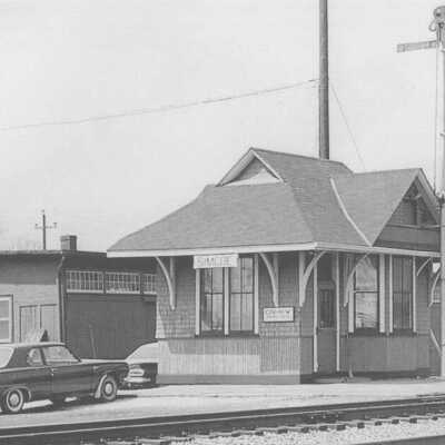 Photograph, CNR Station, Simcoe, Ontario, Canada.
