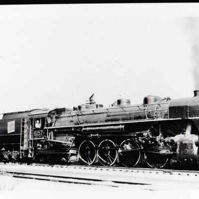 Photograph, CNR Steam Engine 6157