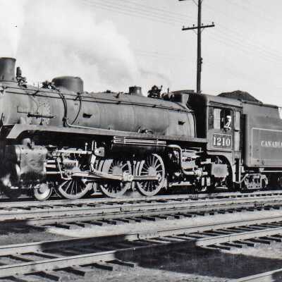 Photograph, CPR Locomotive 1210