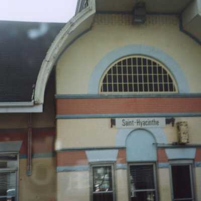 Photograph, CNR Station at Saint Hyacinthe, Quebec.