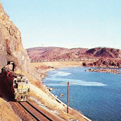 Photograph, Postcard, CPR 8201, Mink Tunnel.