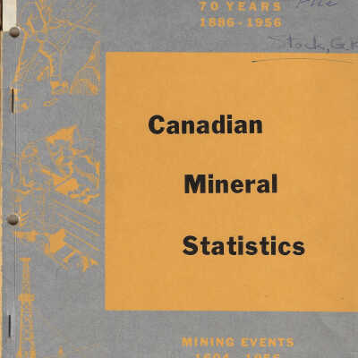 Canadian Mineral Statistics: Mining Events 1604-1956