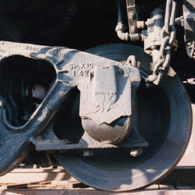 Photograph - Canadian National Steam Locomotive 152 being transported (Series of 49 Pictures)