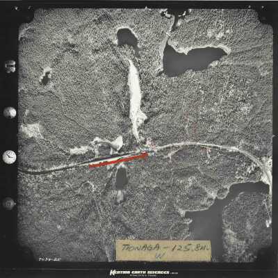 Photograph, Aerial Shots, Canadian National Railway, Unknown Location.