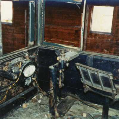 Photograph, Abandoned Locomotives.