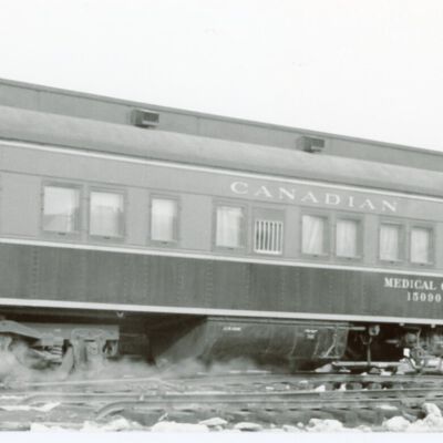 CN 15099 Medical car Winnipeg April 1969