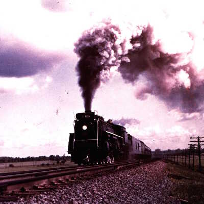 Photograph, CNR Steam Locomotive 6218.