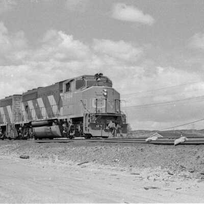 Photograph, CNR Engines 9484, Freight Train.