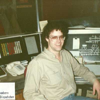 Photograph, Brad Lumbers, Train Dispatcher.
