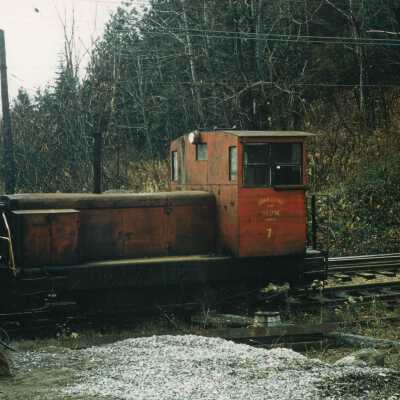 Photograph, Abandoned Locomotives.