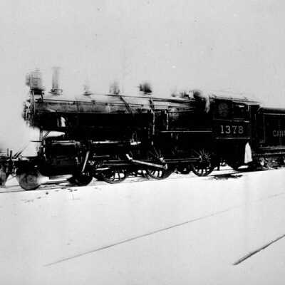 Photograph, Canadian Northern Railway engine No. 1378.