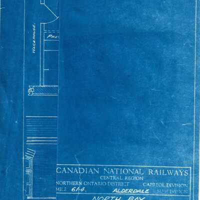 Blueprint - CN North Bay - Alterations to express Building