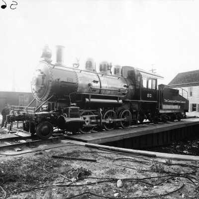 Photograph: Canadian Copper Company Locomotive #20 and Tender