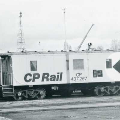 Photograph, Canadian Pacific Bay Window Caboose CP 437267