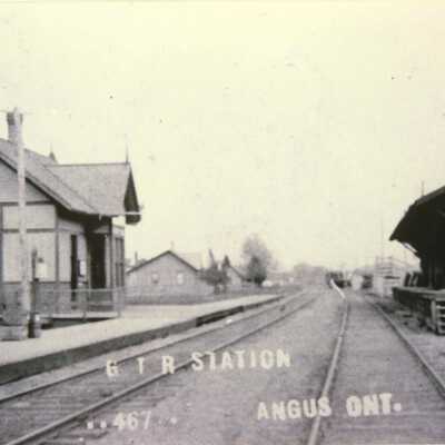 Photograph, CNR Angus Station, Angus, Ontario.