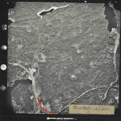 Photograph, Aerial Shots, Canadian National Railway, Unknown Location.