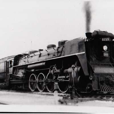 Photograph, CNR Steam Engine 6159