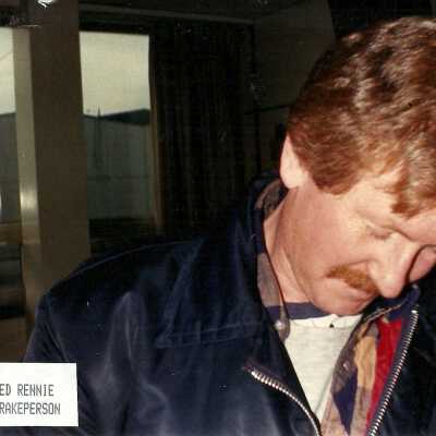 Photograph, Ted Rennie, Brakeman.
