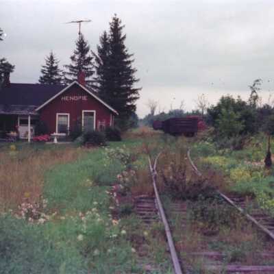 Photograph, CNR Station at Hendrie, Ontario.