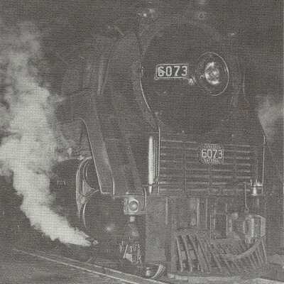 Photograph, CNR Locomotive 6073