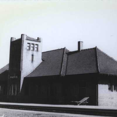 Photograph, CNR Station, Paris, Ontario.