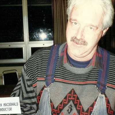 Photograph, Ken MacDonald, Conductor.