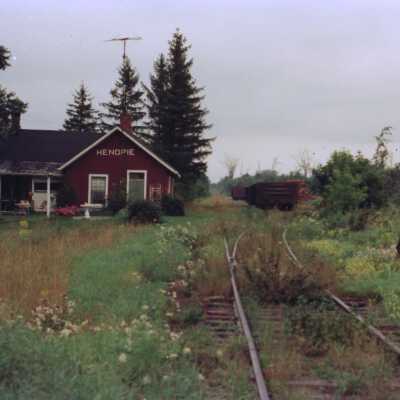Photograph, CNR Station at Hendrie, Ontario.