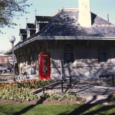 Photograph, CNR Station at Kingston, Ontario.