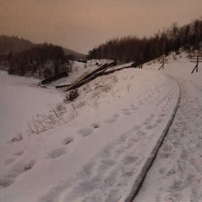 Photograph, Train Derailment, 1988, Set of 175 Pictures.