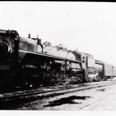 Photograph, CNR Steam Engine 6161