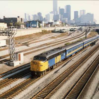 Photograph, Toronto terminals looking East from Bathurst Street bridge.