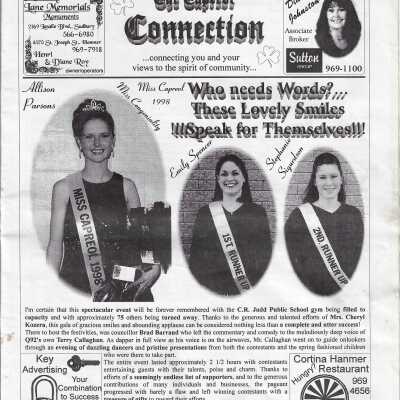 The Capreol Connection, Volume 2, Issue no. 5, March 16th, 1998