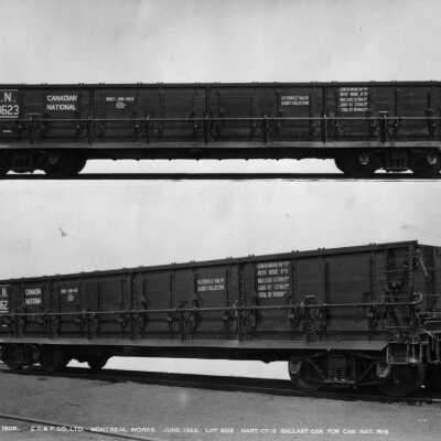 Photograph, Canadian National 9962, K2 Triple Valve 132 Dirt Collector, built 1924 - Hart-Otis Ballast Car.
