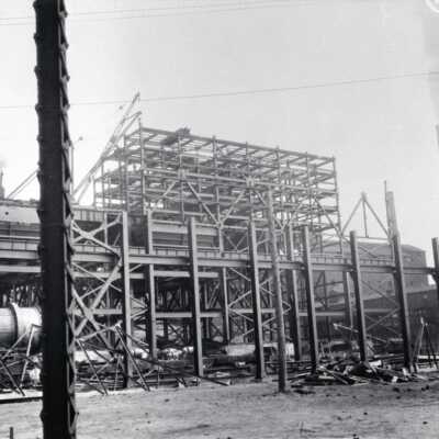 Photograph, International Nickel Co, Copper Cliff, Ontario, New Smelter in Construction, August 1929, National Photography Collection.