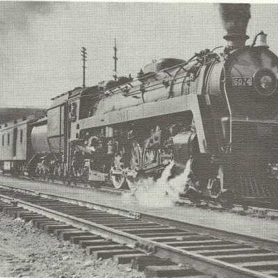 Photograph, CNR Locomotive 6074