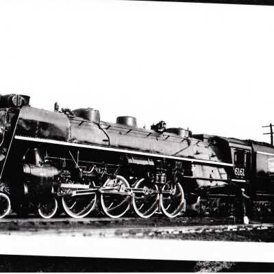 Photograph, CNR Steam Engine 6161