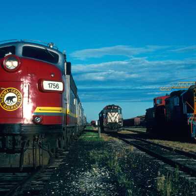 Photograph, Algoma Central Locomotive 1756, Hearst, 1996.