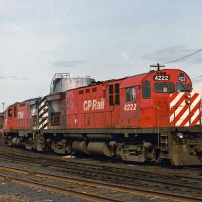 Photographs, Canadian Pacific Engine 4222