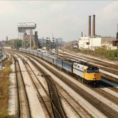 Photograph, Toronto Terminals Looking West from Bathurst Street Bridge, October 23, 1987.