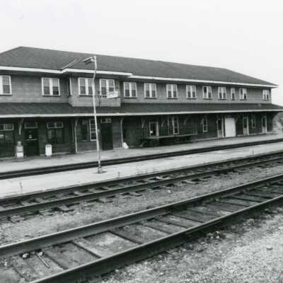 Photograph, CNR Station, Capreol, Ontario. (Duplication)