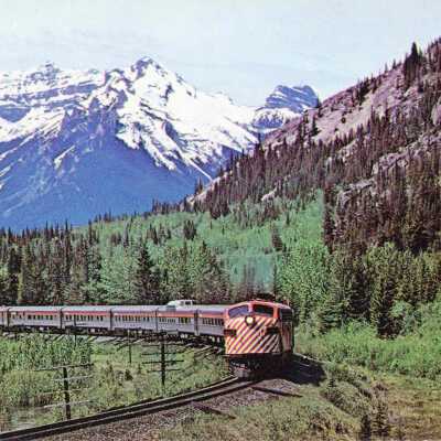 Photograph, Postcard, CPR Canadian, Banff, Alberta, 1974.
