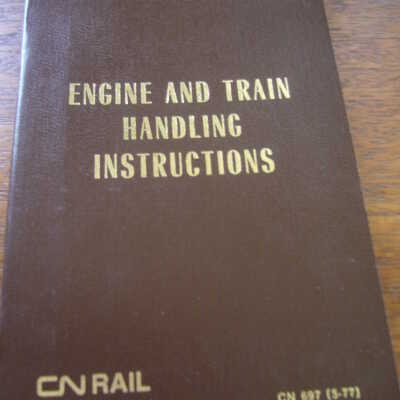 Engine and Train Handling Instructions