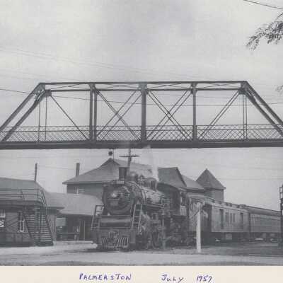 Photograph, CNR Station, Palmerston, Ontario, Canada.