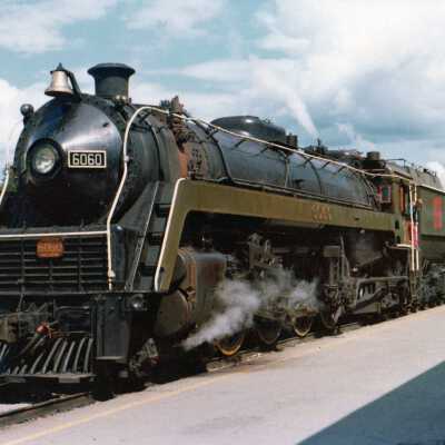 Photograph, Canadian National Mountain Type 6060 Steam Engine