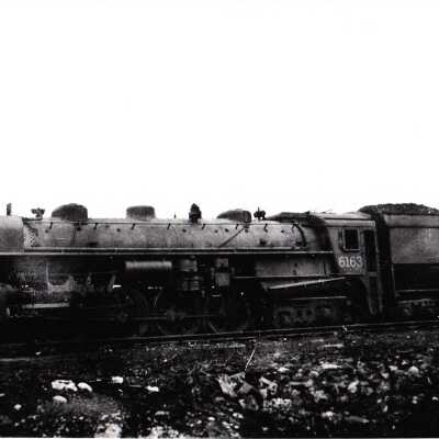 Photograph, CNR Steam Engine 6163