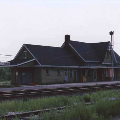 Photograph, CNR Station, Ingersoll, Ontario, August 13th 1988.