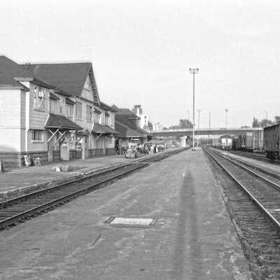 Photograph, Sudbury CPR Yard.