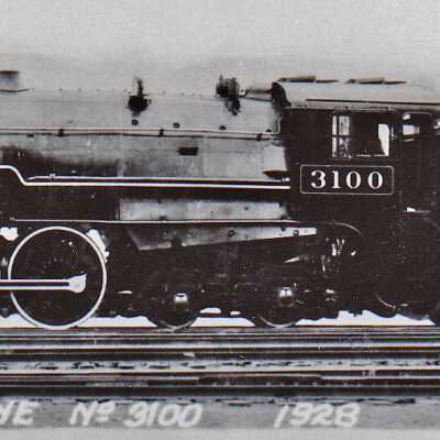 Photograph, CPR Locomotive 3100.