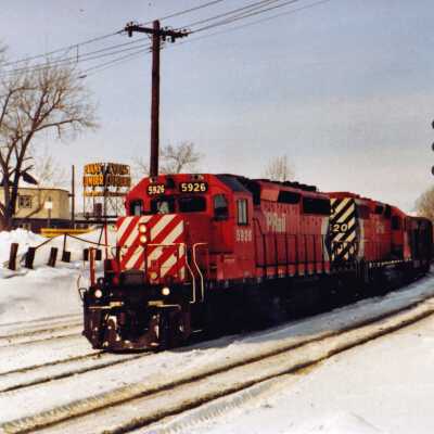 Photographs, Canadian Pacific Engine 5926