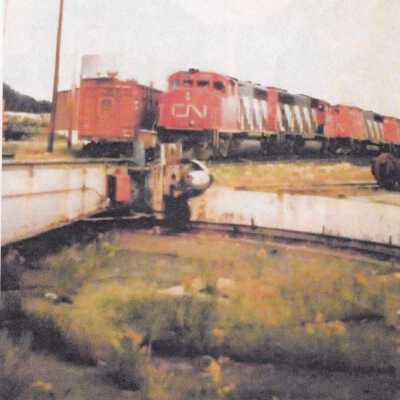 Photograph, Capreol Roundhouse and Turntable.